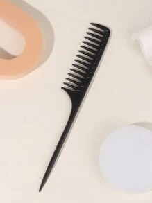 1 pezzo Pettine professionale per acconciature, pettine a denti larghi con punta, per uso domestico e in salone, pettine con codina per arricciare e pettinare all'indietro, essenziale per la scuola, viaggi e vacanze, accessorio per capelli da donna