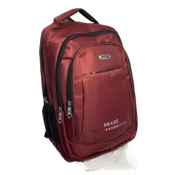 Mochila Unissex Impermeável Casual Para Escola, Trabalho, Viagem Multifuncional
