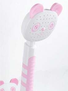 Cartoon Shower Head/lotus Shower/handheld Single-functional Plastic Showerhead - Pink - View 2