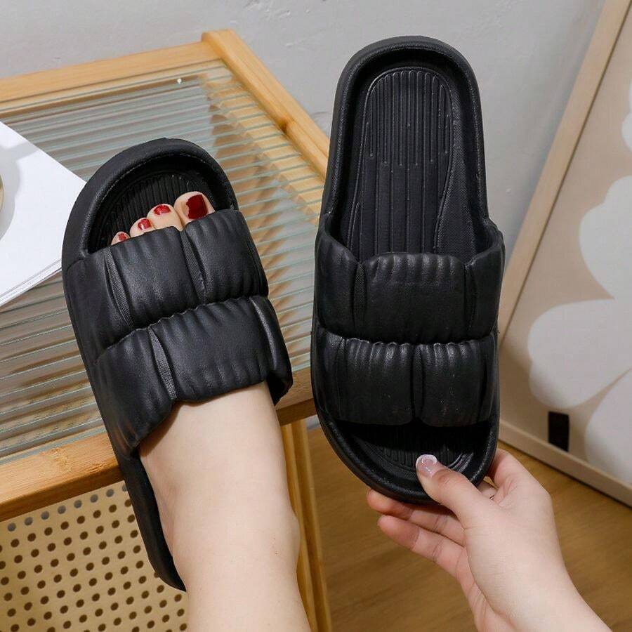 Women's Lightweight Soft Anti-slip Comfortable Indoor Bathroom Slippers ...