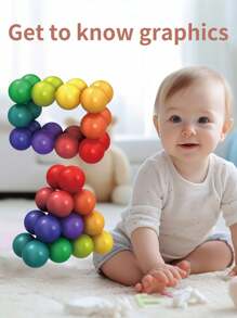 20 件/套 DIY 3D 拼图魔球百变智力球新奇减压玩具儿童益智减压玩具（部分零件可能随机），磁力球，磁力球，磁性玩具 - 彩色 - 查看 6