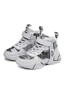 1雙皮革防水高筒白色休閒鞋適合四季