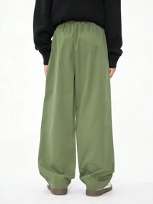 DKRD Boys' Leisure Loose-fit Cargo Pants Spring & Autumn Sports Trousers - Army Green - View 8