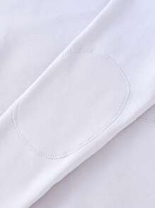 YOUQi 男大童字母圖案T恤和褲子睡衣套裝 - 淺灰色 - 查看 6