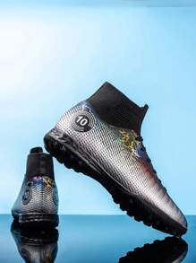 2023 年新款 1 双橡胶底男女款防滑印花足球鞋成人款