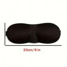1 pieza Máscara de ojos 3D para dormir sin ala nasal, transpirable, bloqueo ligero, suave, ajustable unisex ideal para acampar