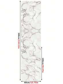 1roll Marble Pattern Wall Paper, Modern PVC Waterproof Wall Adhesive Roll For Home Decoration, Renovation Stickers Peel Wall Panels, Wall Paper, Wallpapers, Spring Decoration Items Refresh Your Home, Rama Decoration Stickers - Black and White - View 2