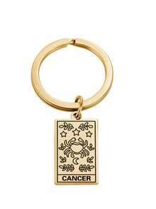 热金十二星座钥匙扣 个性化不锈钢吊牌钥匙链包挂件 小礼品配件