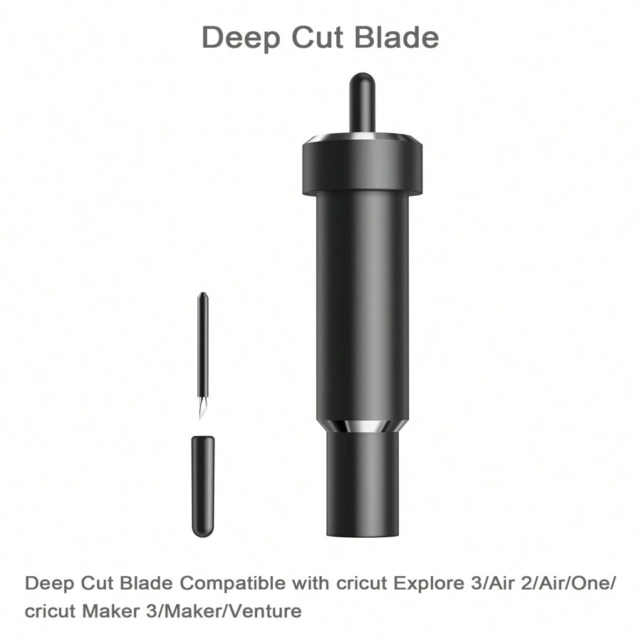 1 Stück Explore Deep Cut Blade, Kompatibel Mit Explore 3/air 2/air/one/maker 3/maker/venture, Tiefpunkt Klinge Und Gehäuse Für Das Schneiden Dicker Materialien-handwerksschaum/chipboard/leder/magnetisch/pergamentpapier Usw.