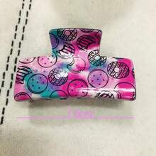 7.5厘米鄉村風格8厘米女士髮夾,甜甜圈設計髮夾,水果造型髮針