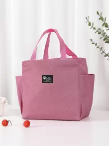 Korean Triangle Fresh Cooler Bags Waterproof Nylon Portable Thermal Letter Insulated Breakfast Lunch Storage Bags Convenient Box Tote Food Container School Organizer Bags Teacher Storage Bags Classroom Bags Classroom Organizer BagsLunch BagWomanLunch Box Bag For Women LadiesSchool Supplies Stuff Accessories Bag For School School Accessories School Stuff