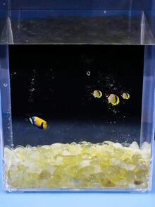 1入自然水晶檸檬玉石芙蓉石氟化物水族箱底部裝飾用沙子水景設計