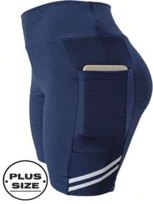 Women Sports Shorts - Azul - Ver 4
