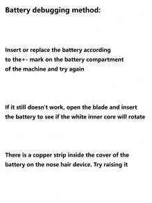 1pc Men Electric Nose Hair Trimmer - Black - View 9