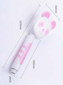Cartoon Shower Head/lotus Shower/handheld Single-functional Plastic Showerhead - Pink - View 5