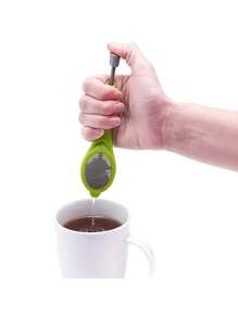 1件廚房用品,茶具,硅膠茶過濾網,茶濾,茶隔,廚房工具 - 綠色 - 查看 5