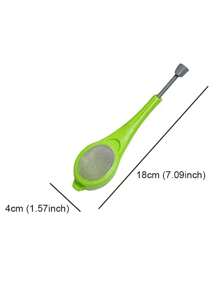 1件廚房用品,茶具,硅膠茶過濾網,茶濾,茶隔,廚房工具 - 綠色 - 查看 6