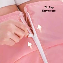 1個便攜式可折疊足浴桶,膝蓋高度帶加厚鋁膜足浸袋,多功能洗滌盆,含藍色存儲袋