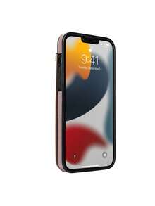 適用於 iPhone 11 12 13 14 15 Pro Max 的豪華真皮手機殼，帶有卡槽支架保護套 - 玫瑰金 - 查看 8