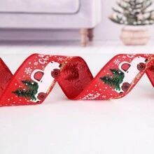 Ngẫu nhiên 2 Miếng Giáng sinh Qủa tặng Dây Quấn Đồ trang trí Ruy băng DIY - Nhiều màu - Xem 6
