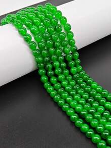 100 件 8 毫米彩色水晶玻璃散珠隔珠，时尚 DIY 手链项链珠宝制作工艺用品 - 1串100顆 - 查看 15