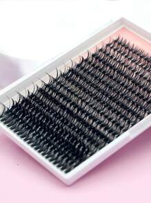 Extensiones de pestañas DIY, 320 grupos (40D,D-9-16MM), volumen de pestañas Manga, extensiones de pestañas individuales, grupos de pestañas DIY en casa,pestañas pestans extensiones de pestañas