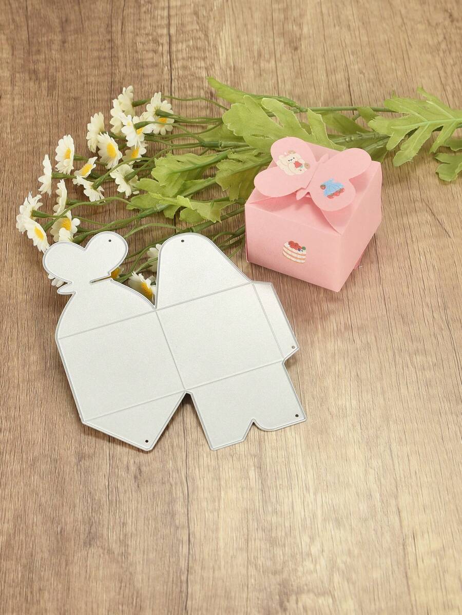 Troquel De Corte Con Forma De Caja - Plateado - Ver 1