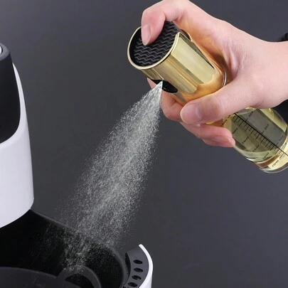 1 Miếng Nấu nướng Máy phun Dầu , Dầu ô liu Bình xịt , Tốt nghiệp , 140 ml ( 4.73 OZ ) Dầu ô liu Chai xịt , Dầu ô liu Xịt nước Đối với Xa lát , Thịt nướng , Bếp nướng , Làm bánh ( Vàng )
