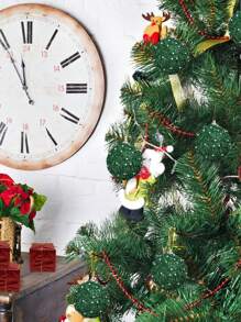 6 piezas de bolas de navidad con diseño hermoso, decoración creativa para fiesta navideña y adornos para el árbol de Navidad, Navidad
