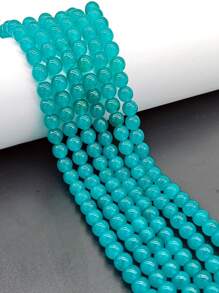 100 件 8 毫米彩色水晶玻璃散珠隔珠，时尚 DIY 手链项链珠宝制作工艺用品 - 1串100顆 - 查看 10