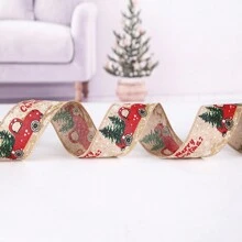 Ngẫu nhiên 2 Miếng Giáng sinh Qủa tặng Dây Quấn Đồ trang trí Ruy băng DIY - Nhiều màu - Xem 5