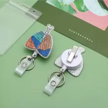1 Miếng Hoạt hình Phổi Huy hiệu Có thể thu vào , Y tá Id Tên Thẻ Với Cá sấu Xoay Kẹp , Dễ thương Phổi Kẹp huy hiệu Đối với Y tá Học sinh - Màu xanh nhạt - Xem 7