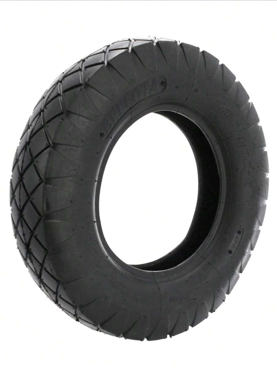 Llanta para carretilla 16 pulgadas de diametro 4 pulgadas de grosor uso con cámara - Negro - Ver 1