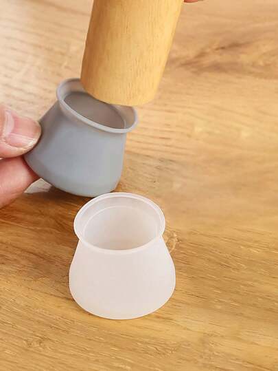 10pcs/20pcs/30pcs Silicone Chair Leg Covers, Non-Slip Furniture Pads For Wood Floor, Noise Dampening Table Feet Protectors