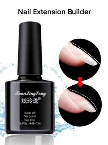 塑形平整底漆指甲面漆，持久透明橡胶底漆 LED UV 强化指甲加固胶填充凸起指甲表面胶 - 無色 - 查看 5