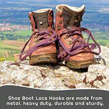 10 件 D 環扣健行登山靴實用維修扣 Diy 工藝包皮革裝飾配件