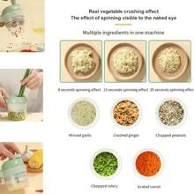 具備多種附件的多功能蔬菜切割機,新增升級第二代 - 綠色 - 查看 2