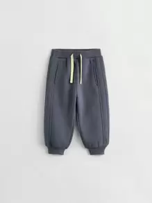 Boys' Casual Fleece Joggers With Elastic Cuffs, Winter