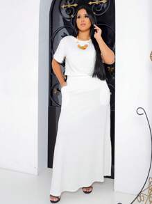 Women Jumpsuits - 白色 - 查看 3