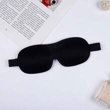 1 pieza Máscara de ojos 3D para dormir sin ala nasal, transpirable, bloqueo ligero, suave, ajustable unisex ideal para acampar