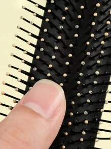 1 Miếng Không khí Cái túi Chống tĩnh điện Lược Nhựa Mát xa Chống tĩnh điện Bàn chải tóc Thực tế Quan tâm SPA Máy mát xa đầu Vật dụng trong nhà Tóc xoăn Lược chải tóc - màu đen - Xem 4