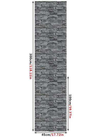 1pc 3d Realistic Bricks Stones Wallpaper Home ation Sticker Peel Stick Self Adhesive Paper Cabinets, Tables, Chairs Room Background,Renovation Stickers Wand Panels,Wall Paper, Wallpapers, Items Refresh Your Home,Rama view 9