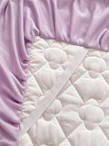 Ruffled Fitted Sheet + 2 Pillowcases - Beige - View 9