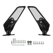 Adjustable Wing Fin Rearview Mirrors For Honda CBR600RR CBR600 F F4 F4i 99-21 - Black - View 2