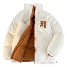 男士燈芯絨雙面穿夾克運動服男士 - 摩卡棕 - 查看 2