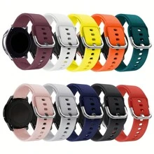 10pcs/Set 20mm 22mm Silicone Watch Bands Compatible With Samsung Galaxy Watch Active 2 Bands 40mm 44mm/Active 40mm Compatible With Galaxy Watch 3 41mm Compatible With Galaxy Watch 42mm/Gear S2 Compatible With Galaxy Watch 4 Watch Bands Compatible With Galaxy Watch 3 45mm Band Compatible With Galaxy Watch 46mm/Gear S3 Frontier Wristband Compatible With Men Women Compatible With Amazfit Watch