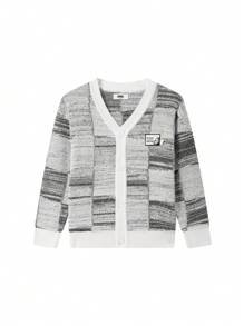 Annil Children's Clothing, Boys' Cotton Cardigans, Sweaters, Jackets, Retro And Fashionable Outerwear Plaid