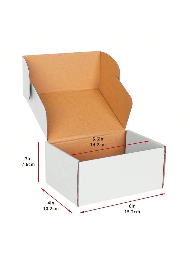 PHAREGE 7x5x2 Inch Shipping Boxes 50 Pack, Brown Cardboard - View #9