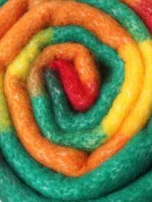 1pc Women's Multicolor Rainbow Striped Warm Scarf For Traveling, Shopping - Versatile & Stylish Scarf - Yellow - View 3