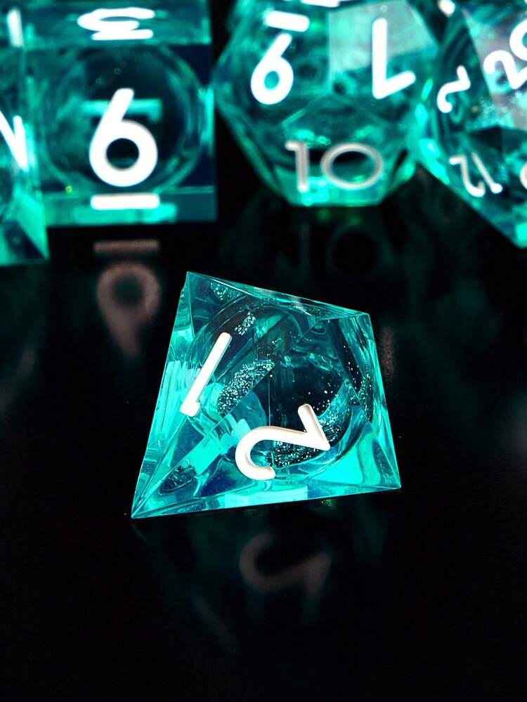 Set Di Dadi Poliedrici In Resina Per Giochi Di Ruolo - 4 Set Da 7 Pezzi Per D&D E TTRPG